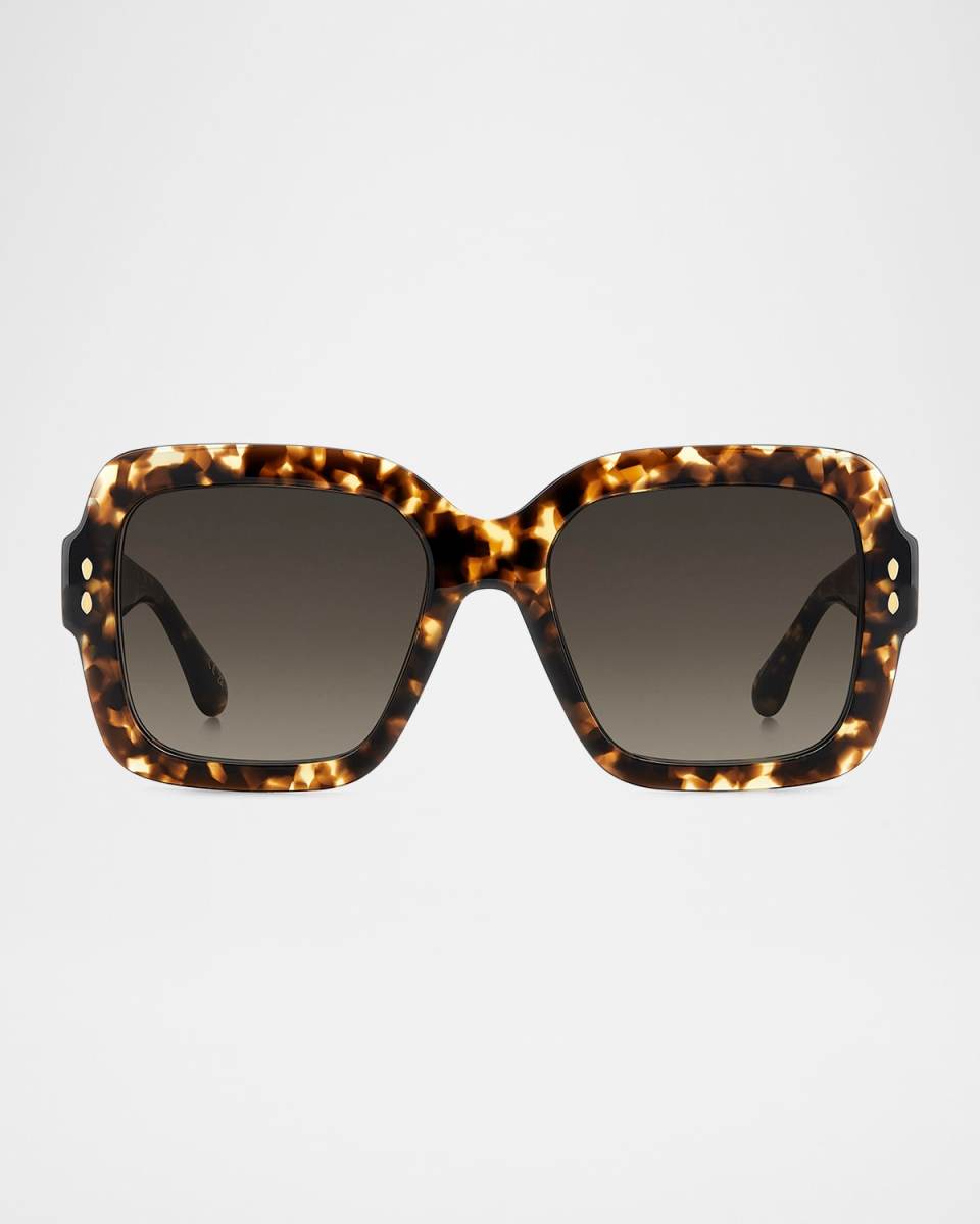 Oversized Square Acetate Sunglasses